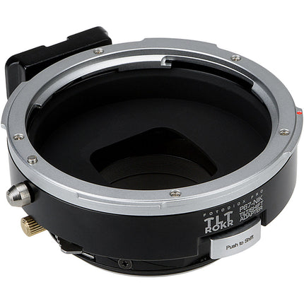 FotodioX Pro TLT ROKR Adaptador Tilt Shift para Pentax 67 a Nikon F con ±10mm Shift y 10° Tilt
