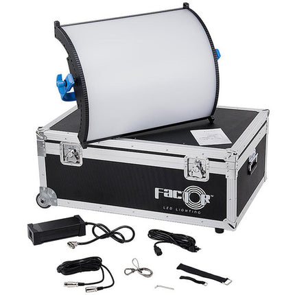 FotodioX Pro FACTOR Radius2 2x2' Luz LED de Estudio Bicolor Regulable 3200-5600K 200W con DMX y Estuche