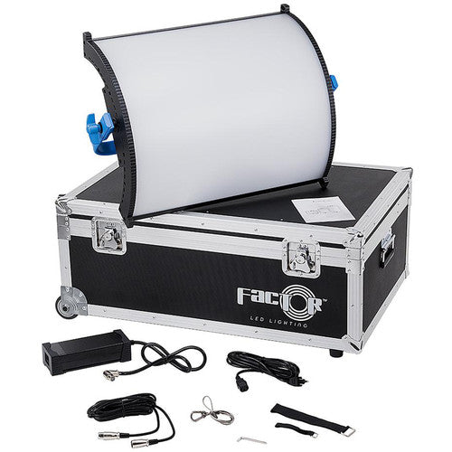 FotodioX Pro FACTOR Radius2 2x2' Luz LED de Estudio Bicolor Regulable 3200-5600K 200W con DMX y Estuche