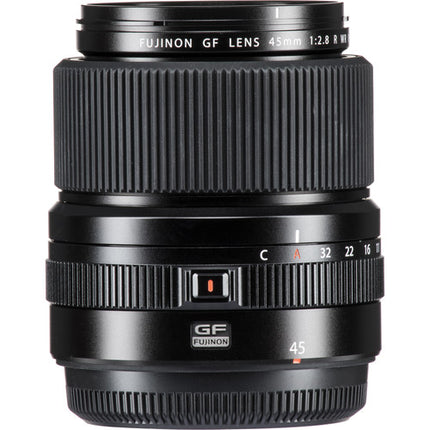 Objetivo FUJIFILM GF 45mm f 2.8 R WR para montura G con filtro UV 62mm
