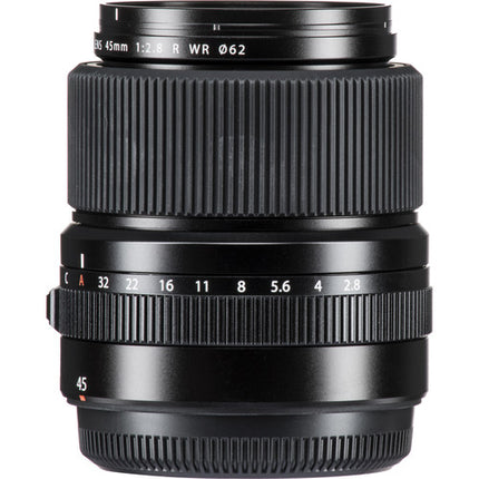 FUJIFILM GF 45mm f2.8 R WR Objetivo 36mm Apertura f2.8 a f32 con Protección contra polvo y clima