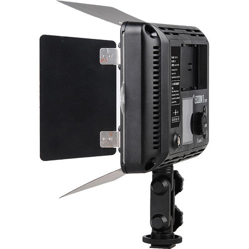 Godox LED308IIY Luz LED para cámara 21W 3300K Regulable Barndoors Montura abatible