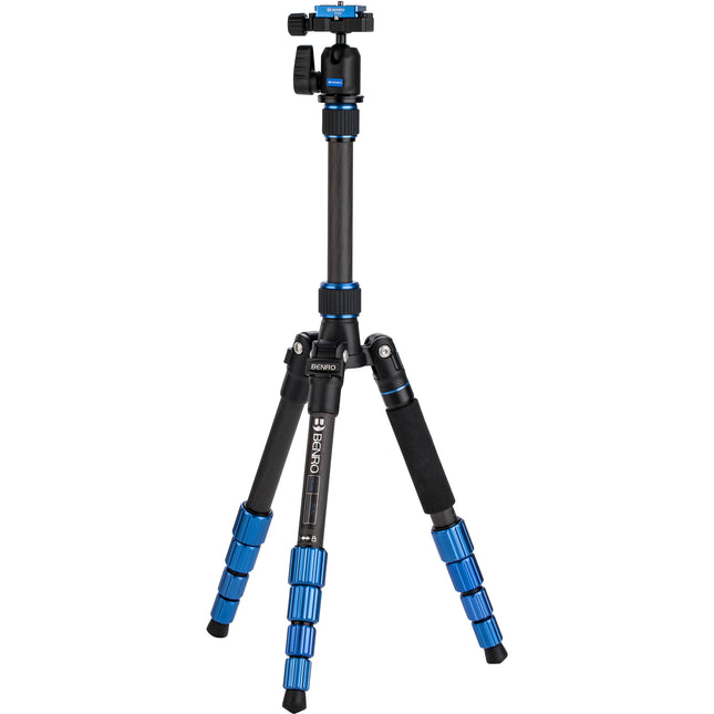 Benro FSL09CN00 Trípode de Viaje Ligero Fibra de Carbono 51.2 Pulgadas 8.8 lb con Cabezal Bola