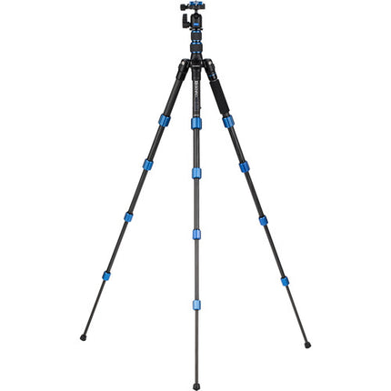 Benro FSL09CN00 Trípode de Viaje Ligero Fibra de Carbono 51.2 Pulgadas 8.8 lb con Cabezal Bola