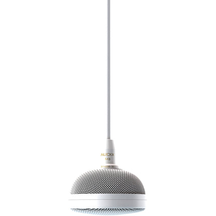 Audix M3 Micrófono de Techo Trielemento 3 Cápsulas 1.2m Cable Blanco