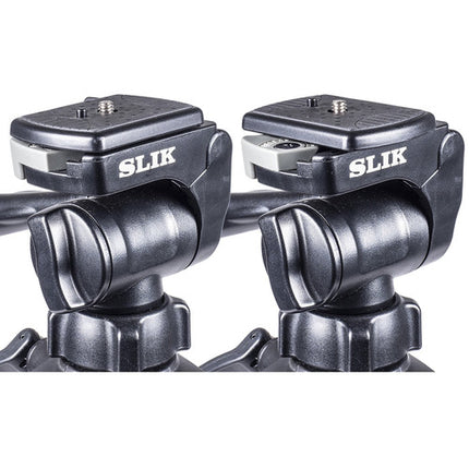 SLIK U8800L Trípode de Aluminio 169 cm Capacidad 2 kg con Cabezal Rápido
