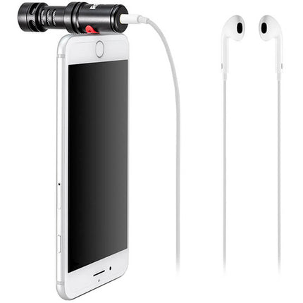 RODE VideoMic Me-L Micrófono Direccional para iOS con Patrón Cardioide y Grabación 48 kHz