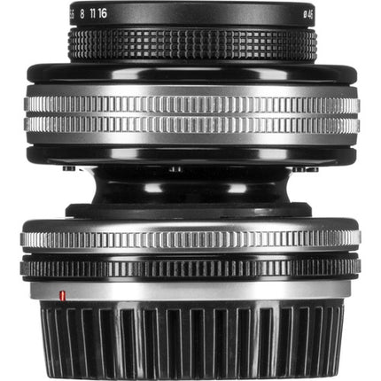 Lensbaby Composer Pro II con Sweet 80 para Canon EF montura con apertura f2.8-22 y enfoque mínimo 1.8 ft