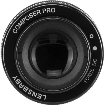Lensbaby Composer Pro II con Sweet 80 para Canon EF montura con apertura f2.8-22 y enfoque mínimo 1.8 ft