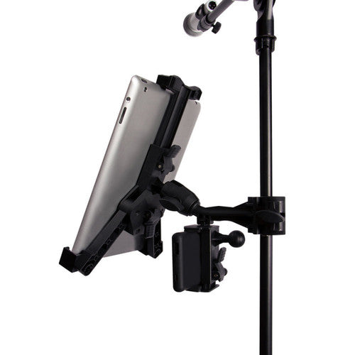 On-Stage Soporte Ajustable para Tablet y Smartphone 180° Giratorio 360° Rotación
