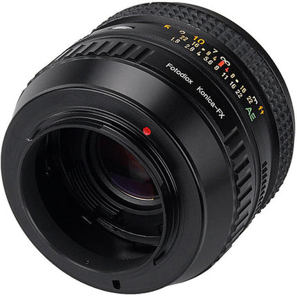 FotodioX Adaptador de Montura para Lente Konica AR a Cámara Fujifilm X Metal Chrome