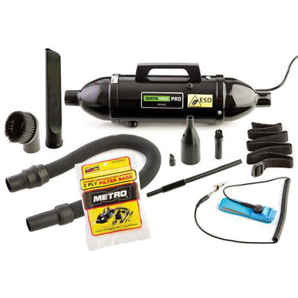 METROVAC DataVac ESD Safe Pro Series Aspiradora 0.75HP con kit de limpieza