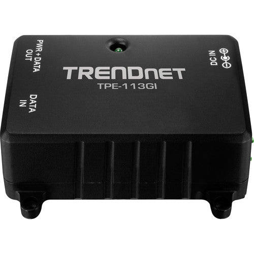 TRENDnet TPE-113GI Inyector PoE Gigabit Hasta 15.4W y 100 m de Alcance