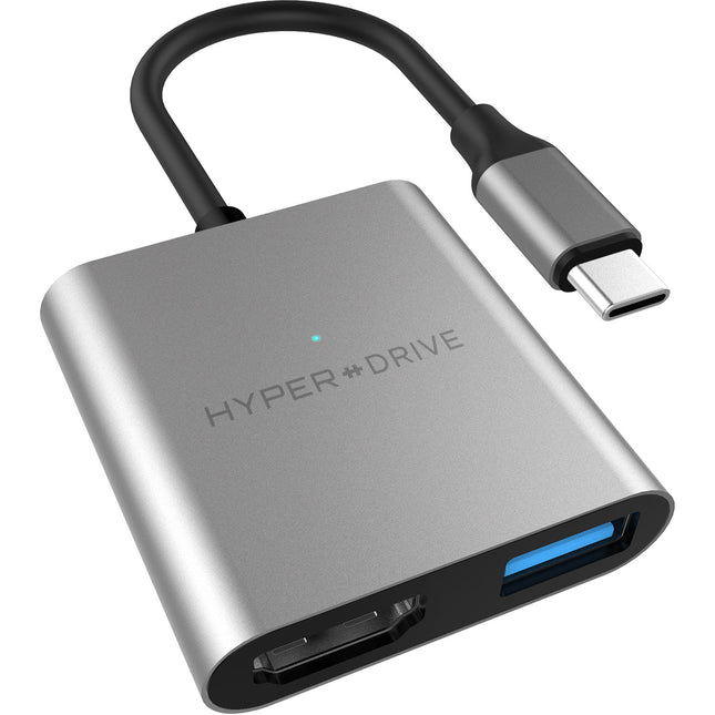 HYPER HyperDrive 4K HDMI Hub USB Type-C Resolución 3840 x 2160 Space Gray