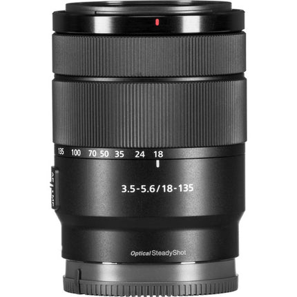 Sony E 18-135mm f3.5-5.6 Objetivo con estabilizador y filtro UV 55mm