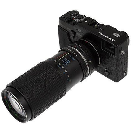FotodioX Adaptador de Montura para Lentes Contax Yashica a Fujifilm X-Mount con Enfoque Infinito y Construcción de Aluminio Anodizado