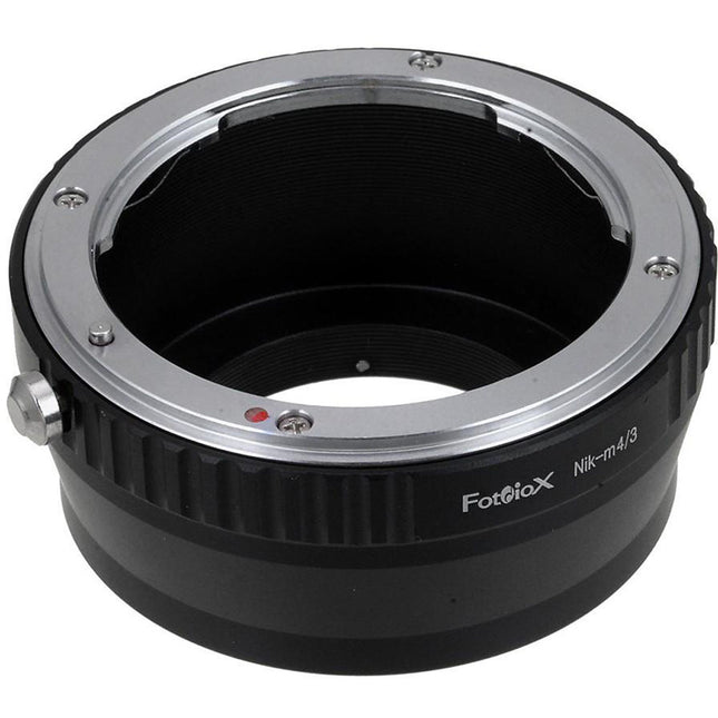 FotodioX Adaptador Montura para Lente Nikon F a Cámara Micro Cuatro Tercios Enfoque Infinito Aluminio Anodizado