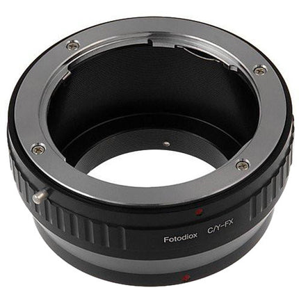 FotodioX Adaptador de Montura para Lentes Contax Yashica a Fujifilm X-Mount con Enfoque Infinito y Construcción de Aluminio Anodizado