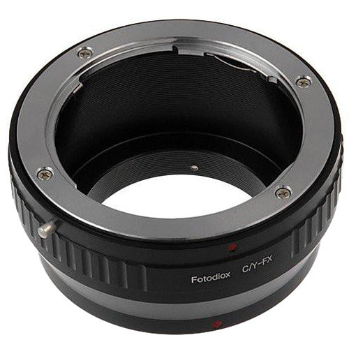 FotodioX Adaptador de Montura para Lentes Contax Yashica a Fujifilm X-Mount con Enfoque Infinito y Construcción de Aluminio Anodizado
