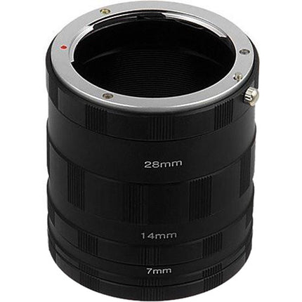 FotodioX Tubo de Extensión Macro para Sony Alpha Montura E 7 14 y 28mm