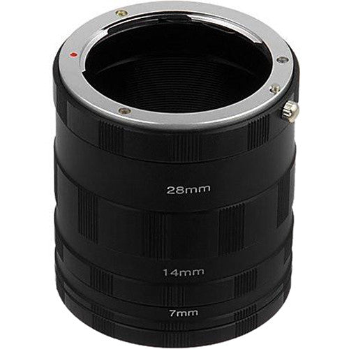FotodioX Tubo de Extensión Macro para Sony Alpha Montura E 7 14 y 28mm