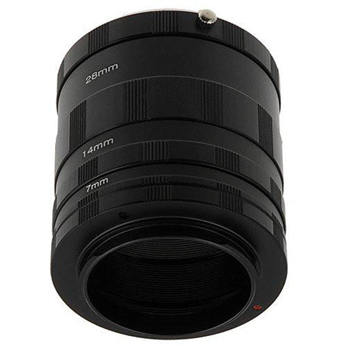 FotodioX Tubo de Extensión Macro para Sony Alpha Montura E 7 14 y 28mm