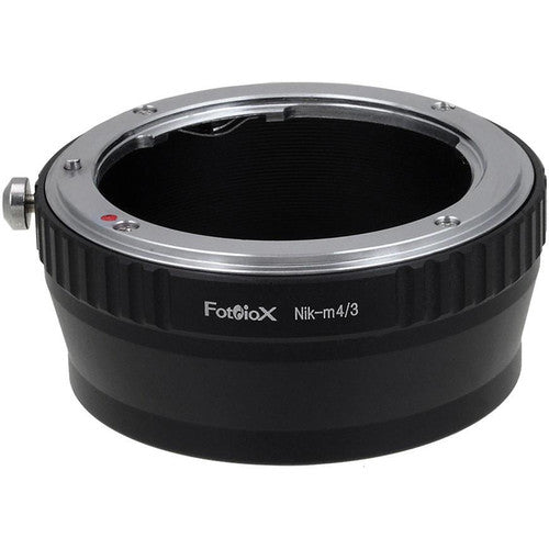 FotodioX Adaptador Montura para Lente Nikon F a Cámara Micro Cuatro Tercios Enfoque Infinito Aluminio Anodizado