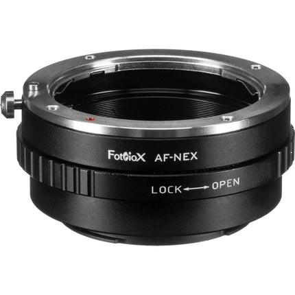 FotodioX Adaptador de Montura para Lente Sony A-Mount a Cámara E-Mount con Control de Apertura