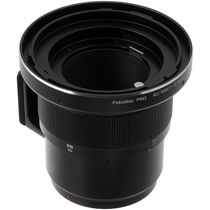 FotodioX Pro Adaptador Montura para Lentes Mamiya RB67 RZ67 a Cámara Sony E-Mount Metal Chrome