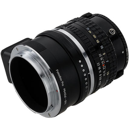 Adaptador FotodioX Pro Montura Pentax 645 a Fujifilm G con Control de Apertura