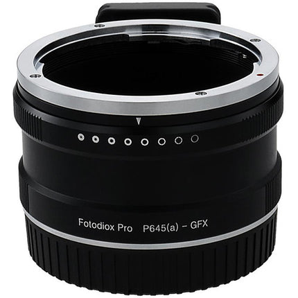 Adaptador FotodioX Pro Montura Pentax 645 a Fujifilm G con Control de Apertura