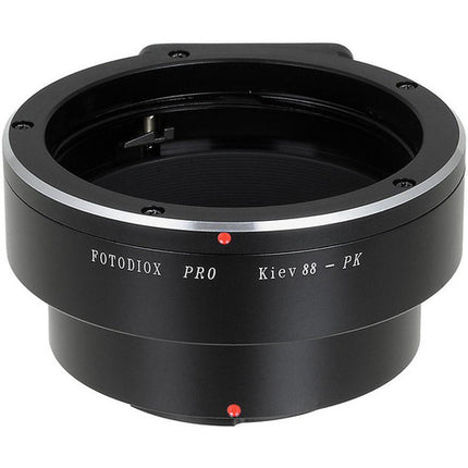 FotodioX Pro Adaptador de Montura para Lente Kiev 88 a Cámara Pentax K Montura Metálica
