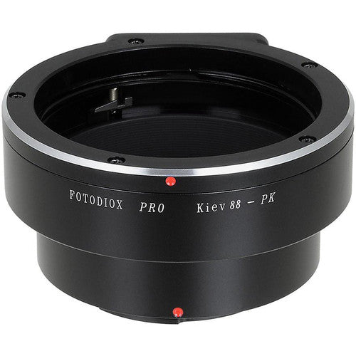 FotodioX Pro Adaptador de Montura para Lente Kiev 88 a Cámara Pentax K Montura Metálica