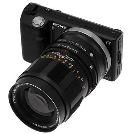 FotodioX Pro Adaptador Montura Metal para Lentes Konica AR a Sony E-Mount