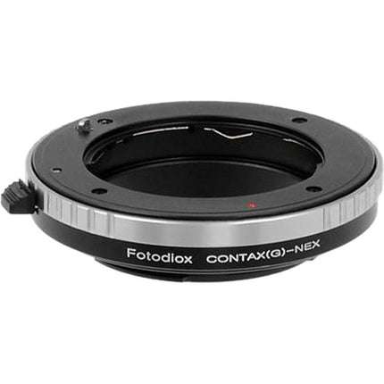 FotodioX Adaptador Montura para Lente Contax G a Cámara Sony Alpha con Dial de Enfoque