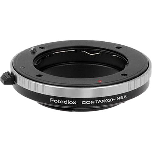 FotodioX Adaptador Montura para Lente Contax G a Cámara Sony Alpha con Dial de Enfoque