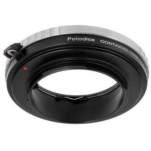 FotodioX Adaptador Montura para Lente Contax G a Cámara Sony Alpha con Dial de Enfoque