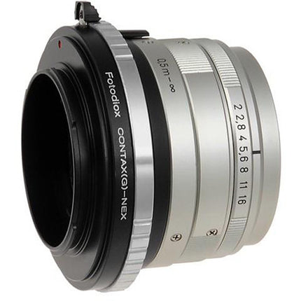 FotodioX Adaptador Montura para Lente Contax G a Cámara Sony Alpha con Dial de Enfoque