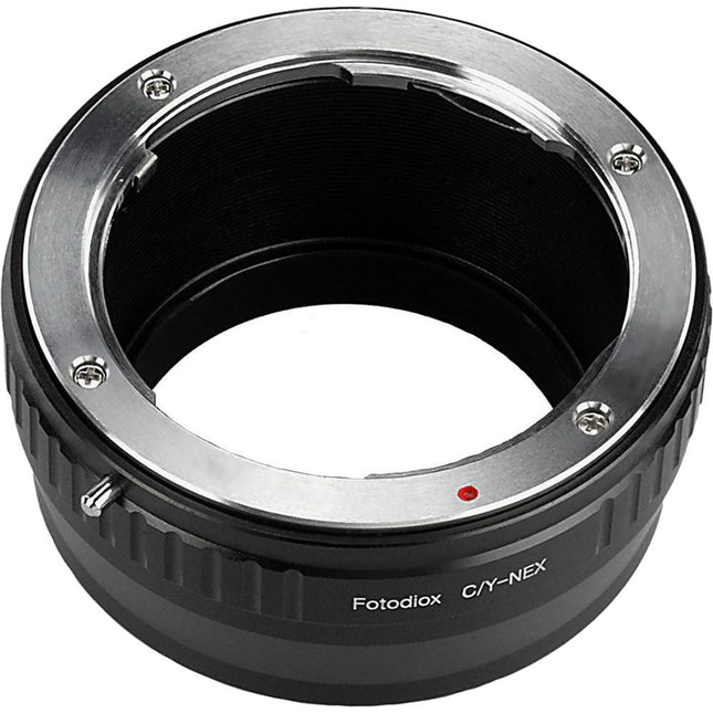 FotodioX Adaptador de Montura para Lente Contax Yashica a Sony E Montura con Enfoque Infinito y Construcción de Aluminio Anodizado