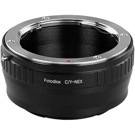 FotodioX Adaptador de Montura para Lente Contax Yashica a Sony E Montura con Enfoque Infinito y Construcción de Aluminio Anodizado