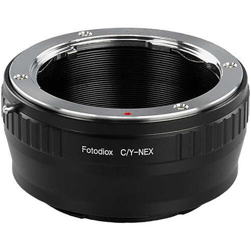 FotodioX Adaptador de Montura para Lente Contax Yashica a Sony E Montura con Enfoque Infinito y Construcción de Aluminio Anodizado