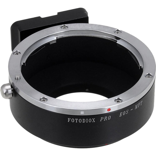 FotodioX Pro Adaptador Montura Canon EOS a Micro Cuatro Tercios Metal Chrome