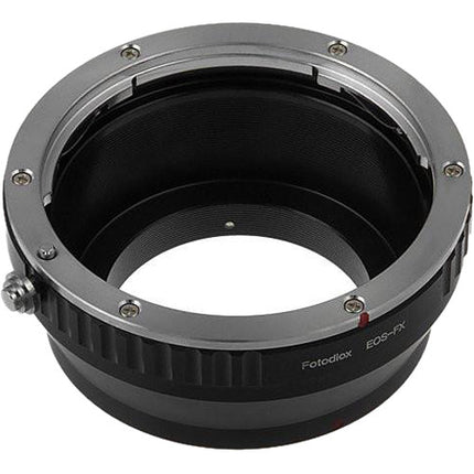 FotodioX Adaptador Montura para Lentes Canon EOS a Cámara Fujifilm X con Enfoque Infinito y Aleación de Aluminio