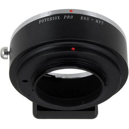 FotodioX Pro Adaptador Montura Canon EOS a Micro Cuatro Tercios Metal Chrome