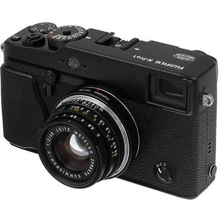 FotodioX Adaptador Montura Leica M a Cámara Fujifilm X con Enfoque Infinito