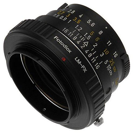 FotodioX Adaptador Montura Leica M a Cámara Fujifilm X con Enfoque Infinito