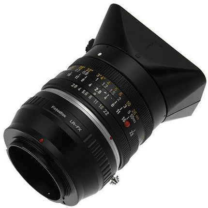 FotodioX Adaptador Montura para Lente Leica R a Cámara Fujifilm X Montura Anodizado Con Enfoque Infinito