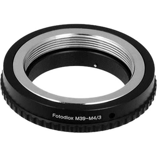 FotodioX Adaptador para Lentes M39/L39 a Cámara Micro Cuatro Tercios con Enfoque Infinito