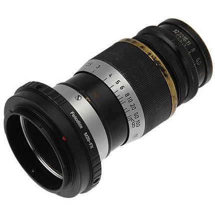 Adaptador FotodioX para Objetivo M39 L39 a Cámara FUJIFILM X con Enfoque Infinito y Construcción de Aluminio Anodizado