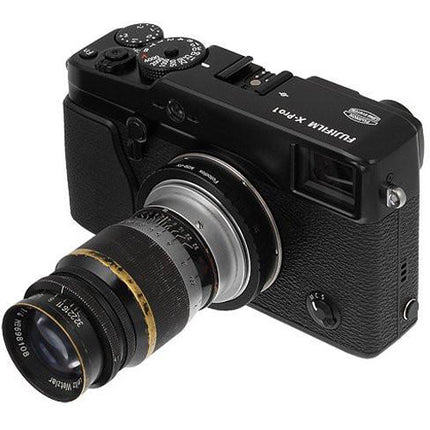 Adaptador FotodioX para Objetivo M39 L39 a Cámara FUJIFILM X con Enfoque Infinito y Construcción de Aluminio Anodizado